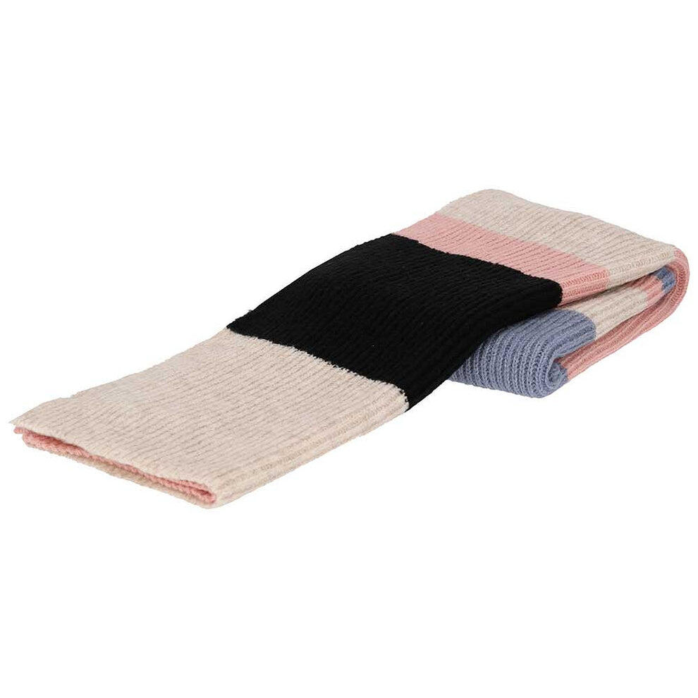 Sciarpa da donna a righe taglia unica rosa antico 2/3