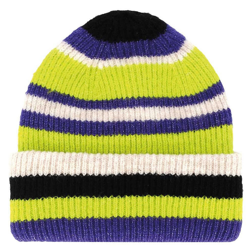 Muts dames Fashion Stripes Lime Groen One Size 2/3