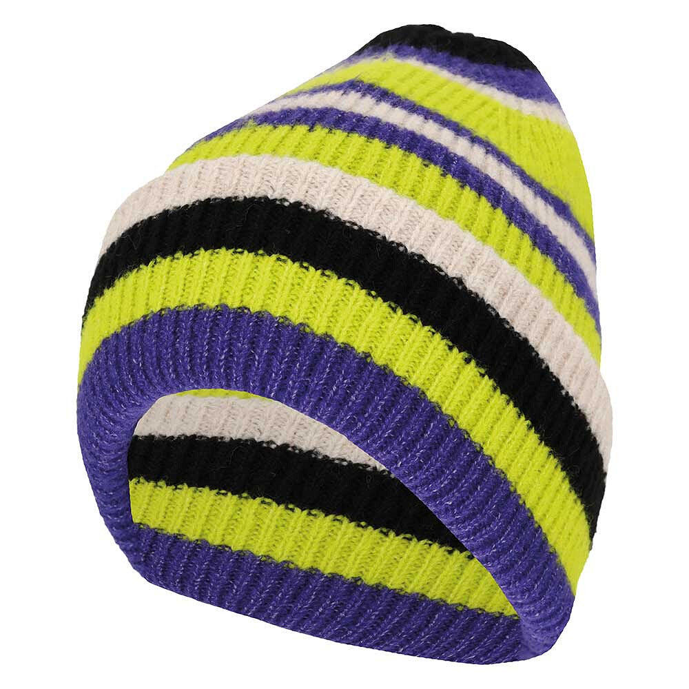 HEAT KEEPER Heatkeeper - Damenmütze - Fashion Stripes - Limettengrün - Einheitsgröße