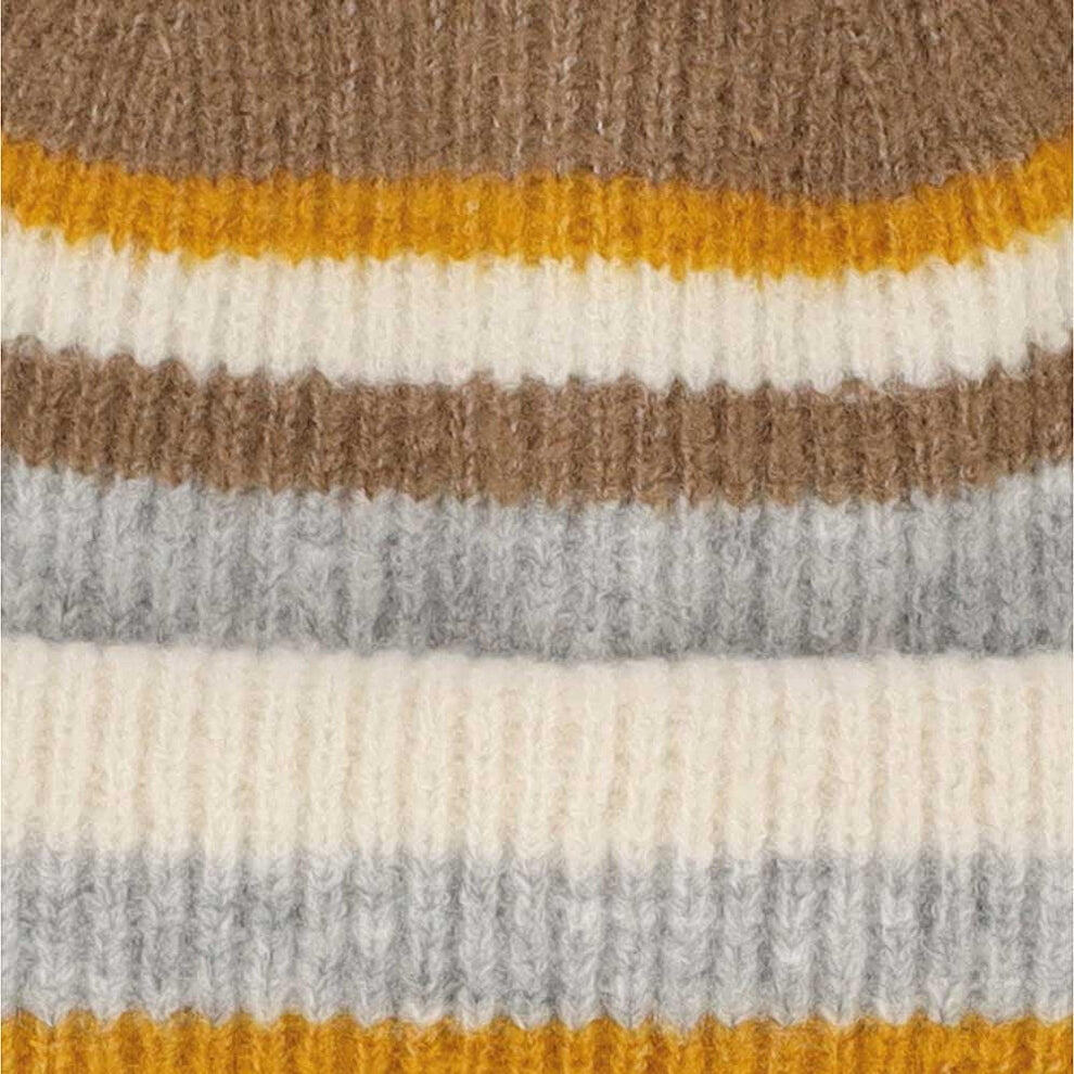 Muts dames Fashion Stripes Ochre One Size 3/3
