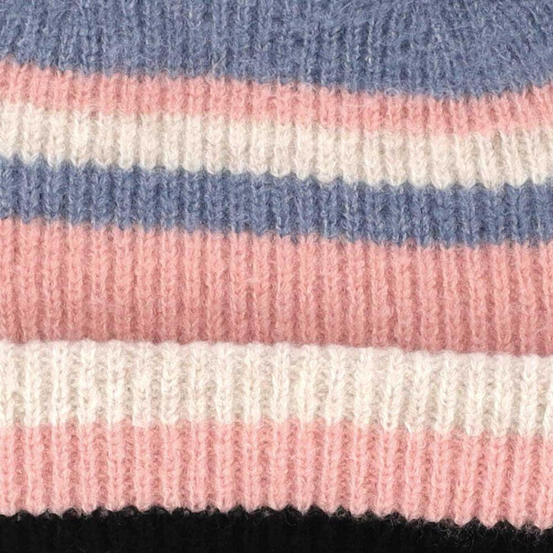 Heatkeeper - Muts dames - Fashion Stripes - Antique Pink - One Size