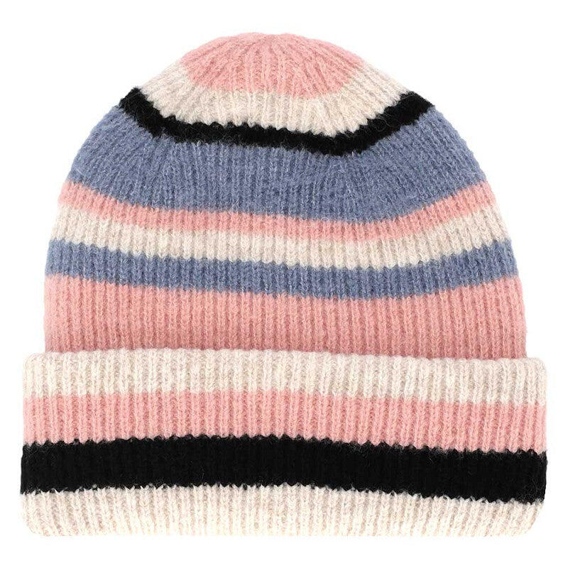 Heatkeeper - Muts dames - Fashion Stripes - Antique Pink - One Size