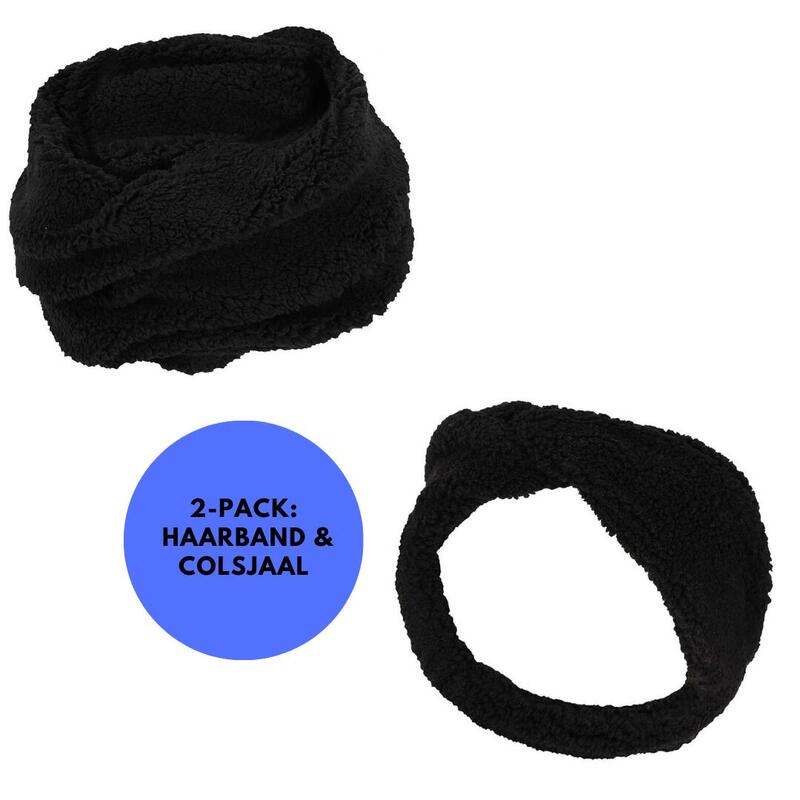 Heatkeeper - Snood & Bandeau - Teddy Wool Noir