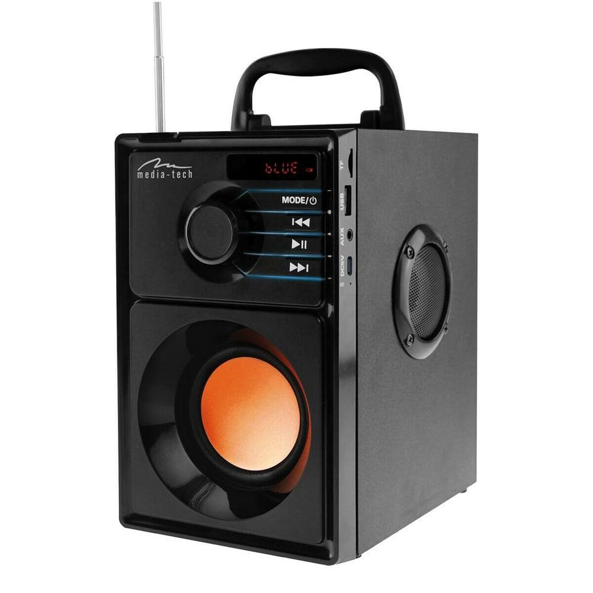 GŁOŚNIK BT Media-Tech kompaktowy stereo 600W FM MP3 z pilotem Boombox 3/5