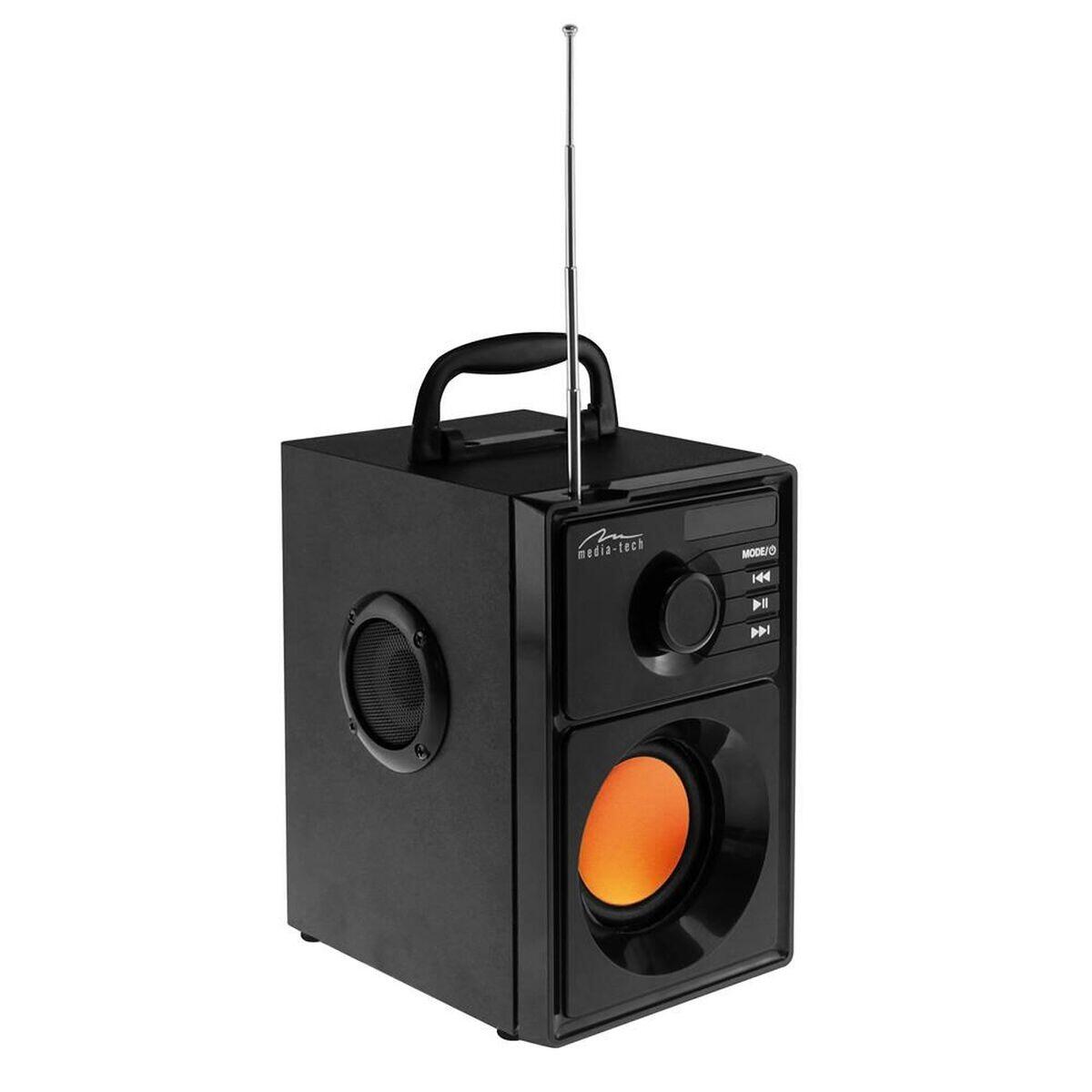 GŁOŚNIK BT Media-Tech kompaktowy stereo 600W FM MP3 z pilotem Boombox 5/5