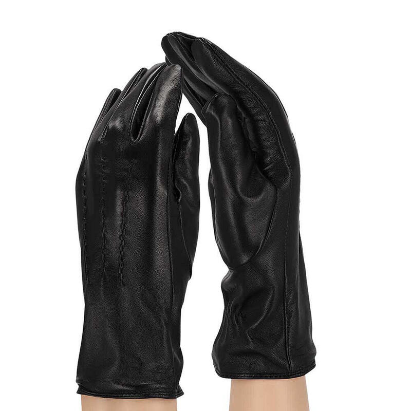 Heatkeeper - Gants en cuir femme - Noir/M