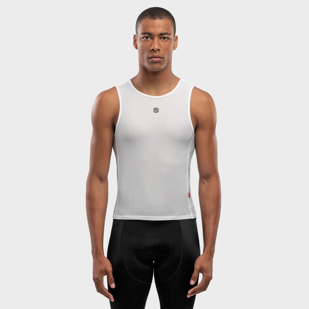 Heren Wielrennen fiets ondershirt Velocity SIROKO Wit