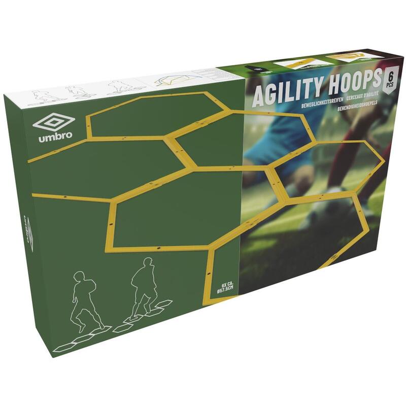 Drabinka koordynacyjna z obręczy Umbro 6 szt.