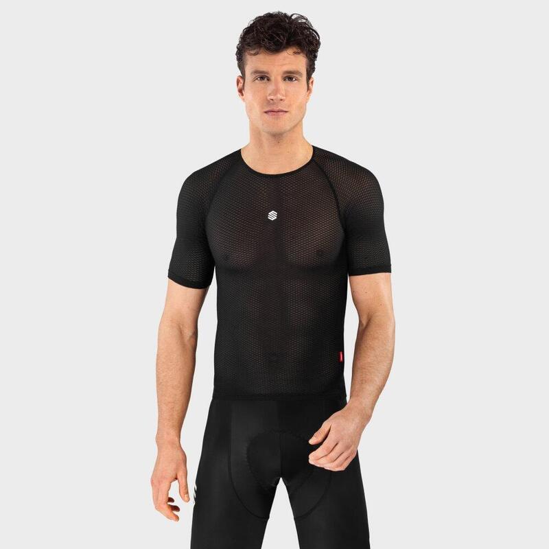 Herren Radsport fahrradbaselayer für Ultrablack SIROKO Schwarz