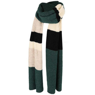 Heatkeeper - sjaal dames - fashion stripes donker groen
