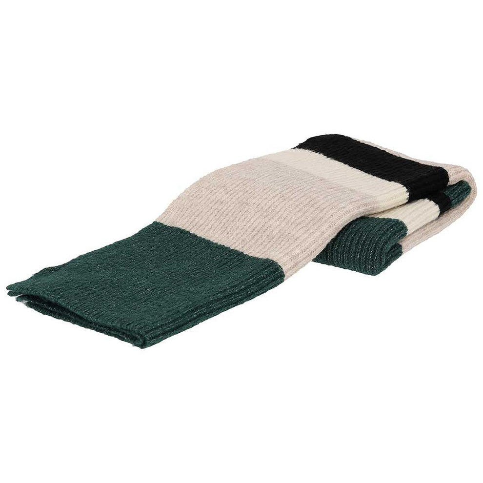 Heatkeeper - Écharpe Femme - Fashion Stripes Vert Foncé 2/3