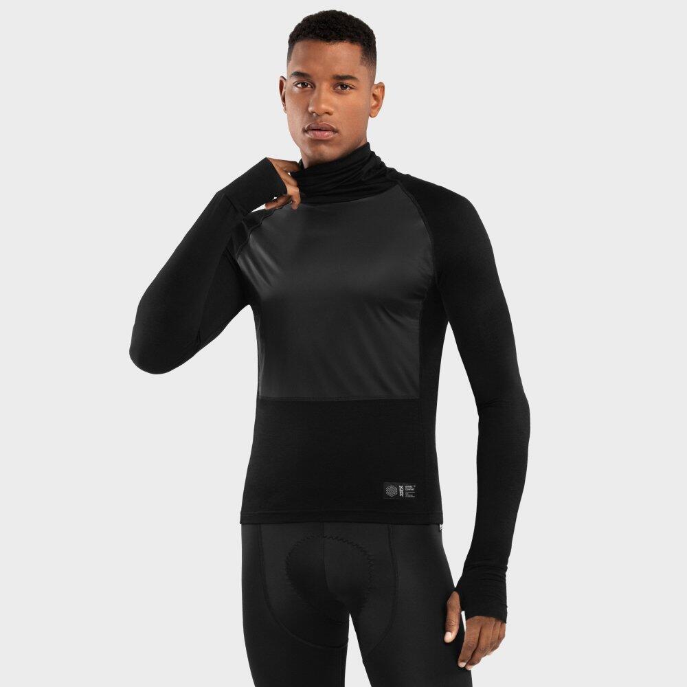 Maglia intima antivento da uomo Ciclismo SRX Denali SIROKO Nero SIROKO Decathlon