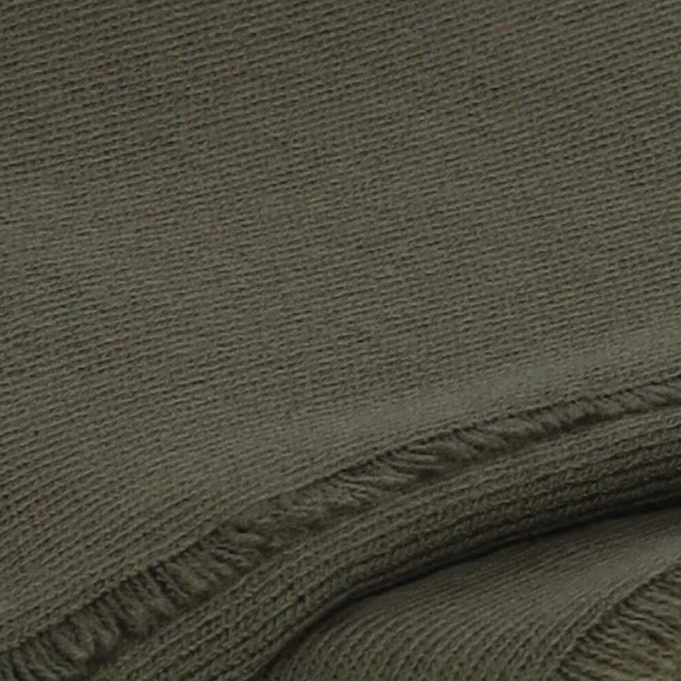 Sjaal heren Effen Khaki One Size 3/3