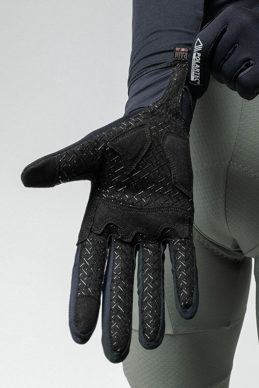 Gants de Cyclisme Thermal Unisexe Taille S - Gants Thermal Neoshell Bora Noir 3/5