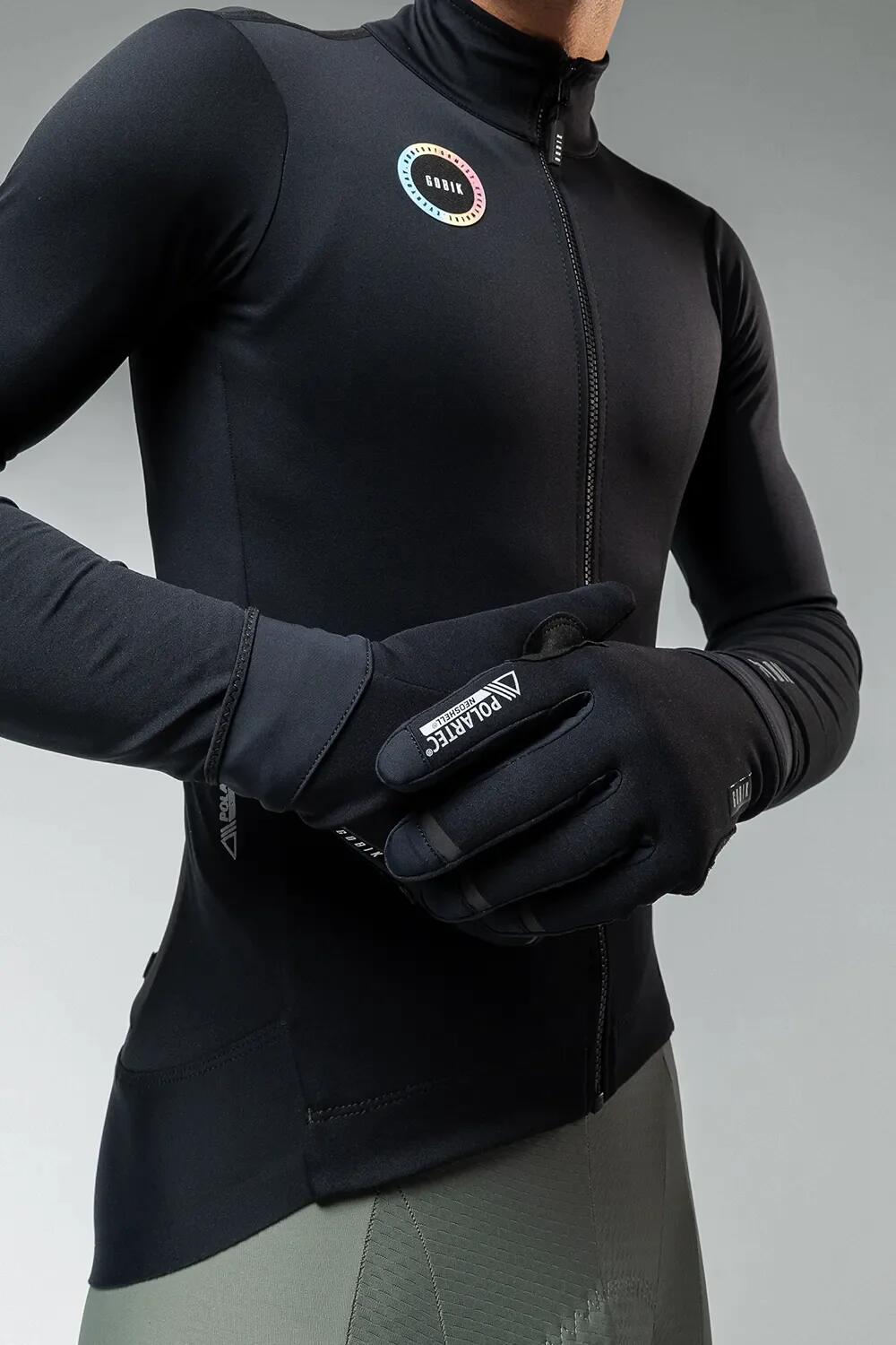 Gants de Cyclisme Thermal Unisexe Taille S - Gants Thermal Neoshell Bora Noir 4/5
