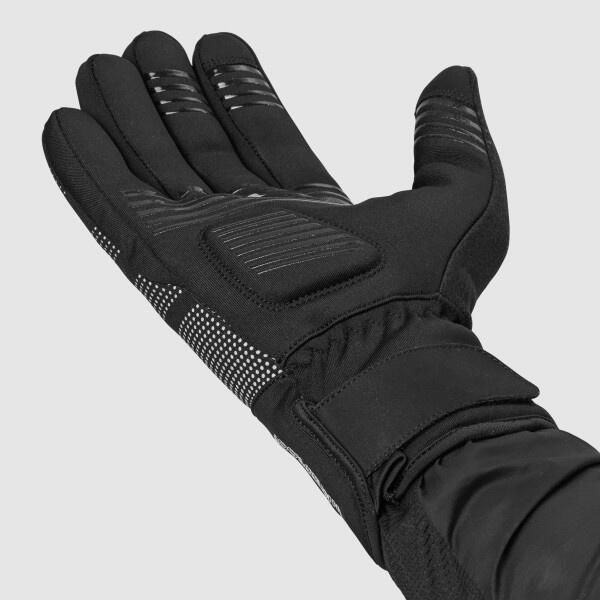 Fietshandschoenen Waterproof Unisex Maat S - RIDE 2 Winter Gloves Zwart