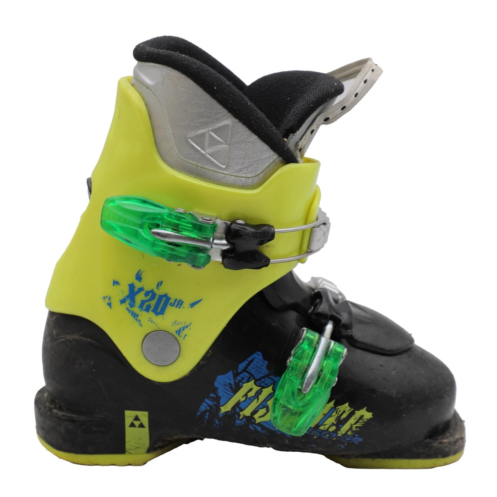 RECONDITIONNE - Chaussure De Ski Junior Fischer Xj 20_2 Crochets 1/4