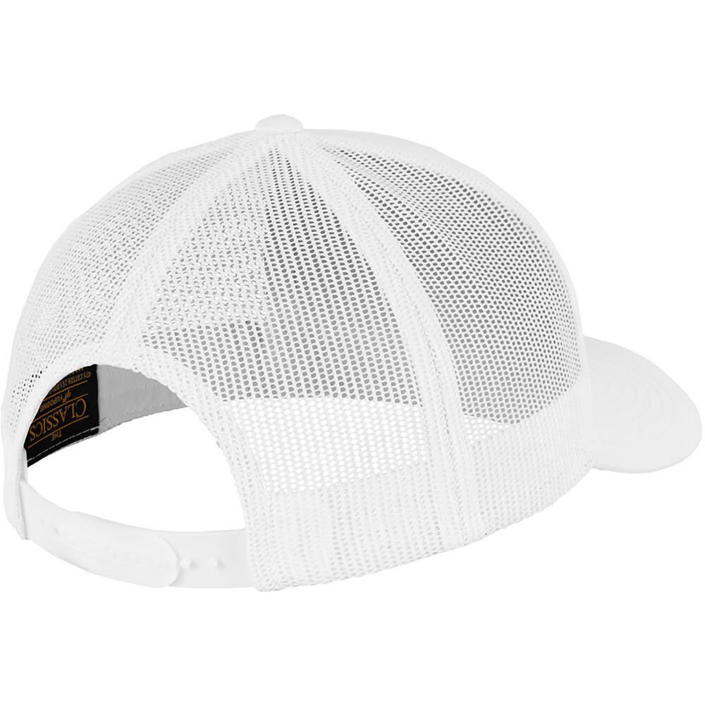 Unisex RetroTruckerkappe Damen und Herren Weiß 2/3