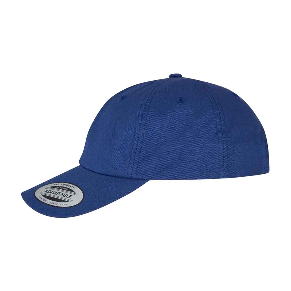 Cappellino Con Visiera In Cotone Flexfit Blu Mare 3/3
