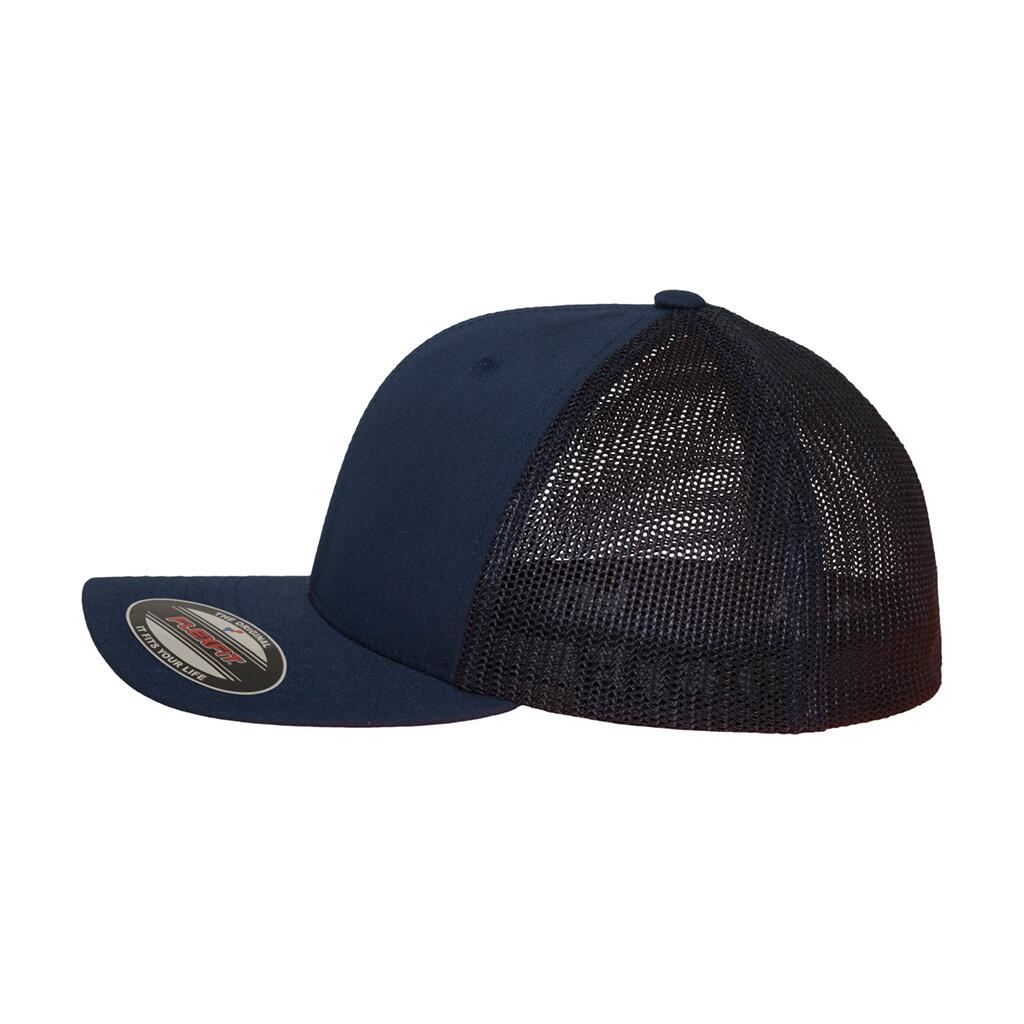 Trucker Cap Damen und Herren Dunkelgrau 3/4