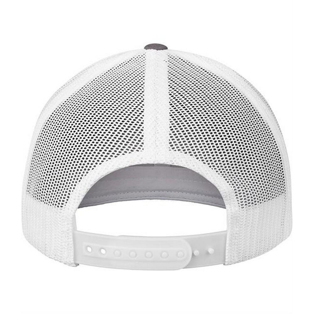 HerrenDamen Unisex Zweifarbig Trucker Cap Damen und Herren Dunkelgrau/Weiß 2/2
