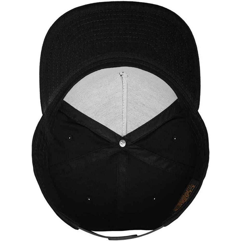 "Yupoong" BaseballMütze Snapback für HerrenDamen Unisex Damen und Herren Schwarz 3/4