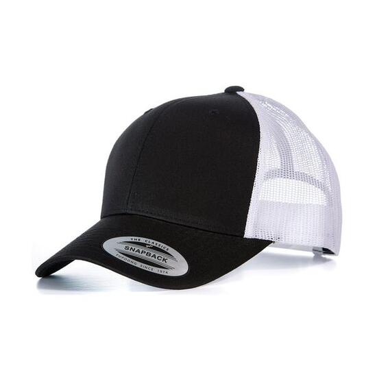 HerrenDamen Unisex Zweifarbig Trucker Cap Damen und Herren Grau/Weiß