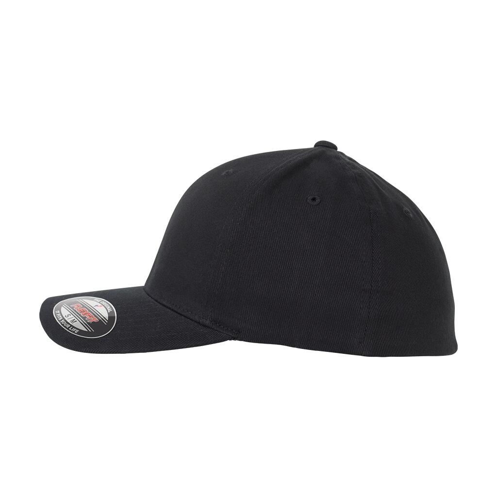 Brushed Twill Cap (Black) 3/4