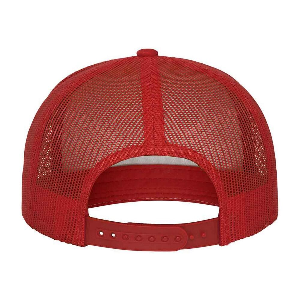 Unisex Adult Contrast Trucker Cap (Red/White) 2/3