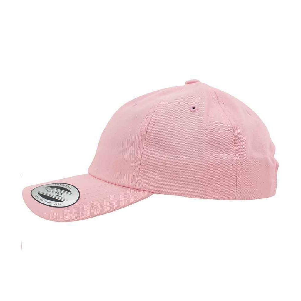 Unisex Baseballkappe mit niedrigem Profil Damen und Herren Pink 2/4