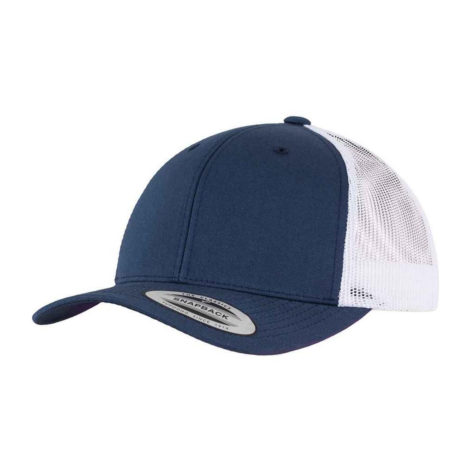 navy blue / white