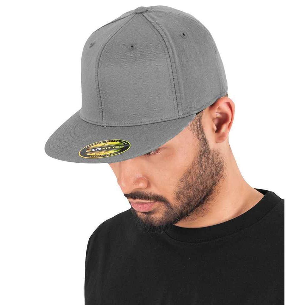 Cap Aderente Flexfit Premium 210 Grigio Erica 4/4