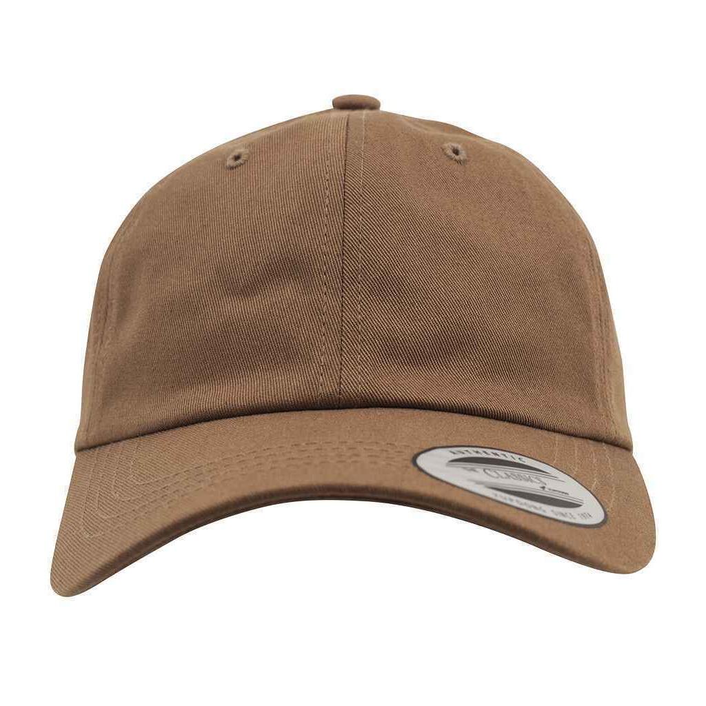 FLEXFIT Unisex Low Profile Cotton Twill Cap (Khaki)