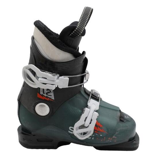 TWEEDEHANDS - Gebruikte Skischoen Salomon T2 Junior Rt_2 Haken - GOEDE
