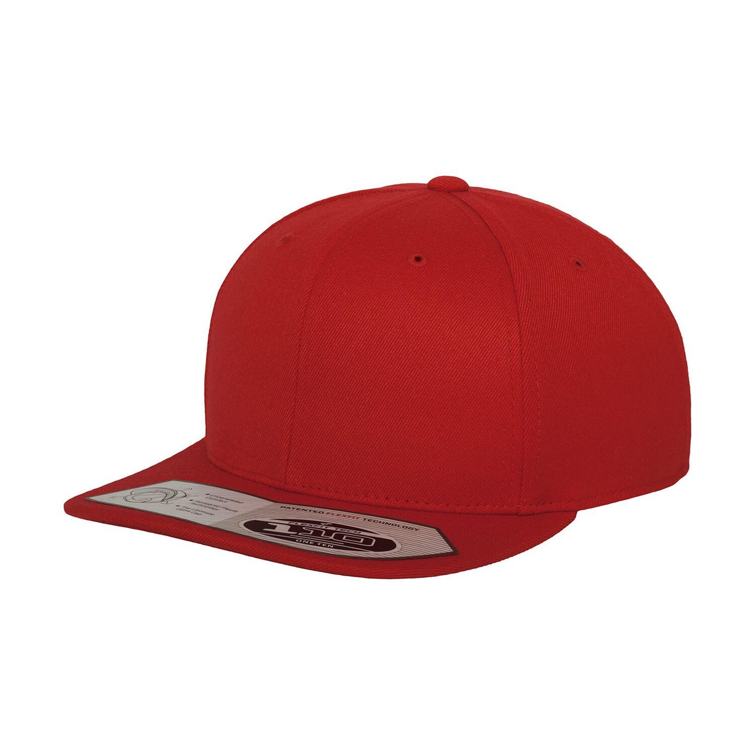 FLEXFIT Snapback Fitted Baseball Cap (Red)