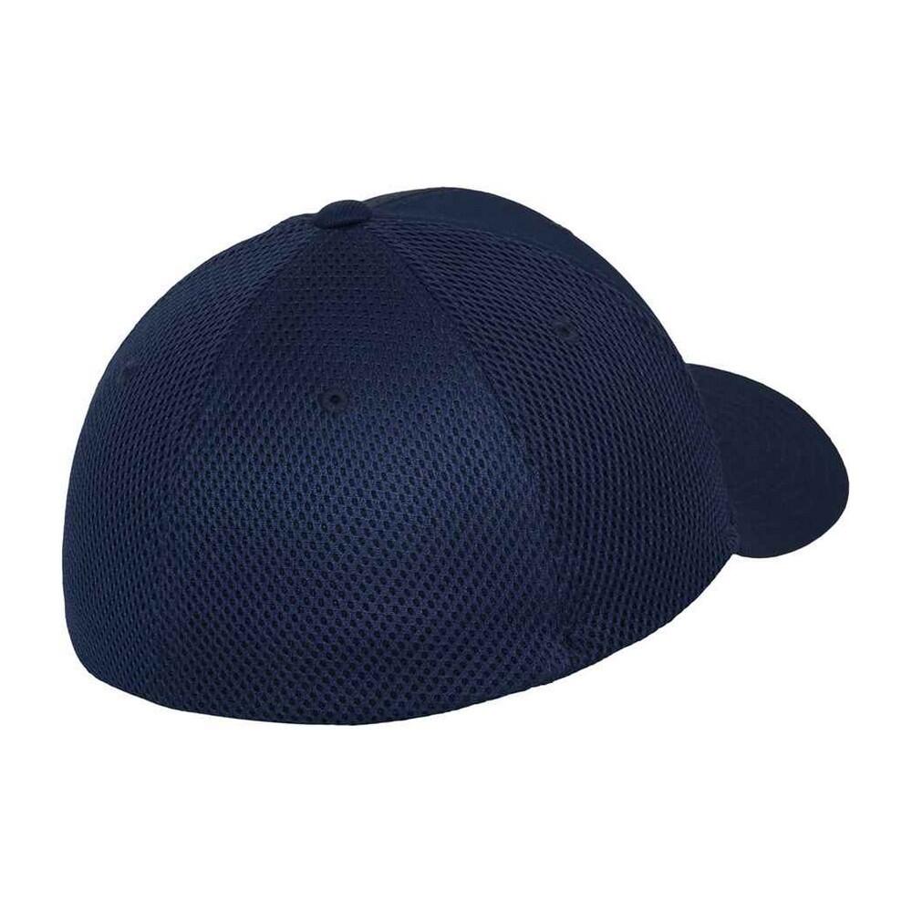 Cappellino Da Baseball Pannello A Rete Flexfit Tactel Blu Navy 2/2