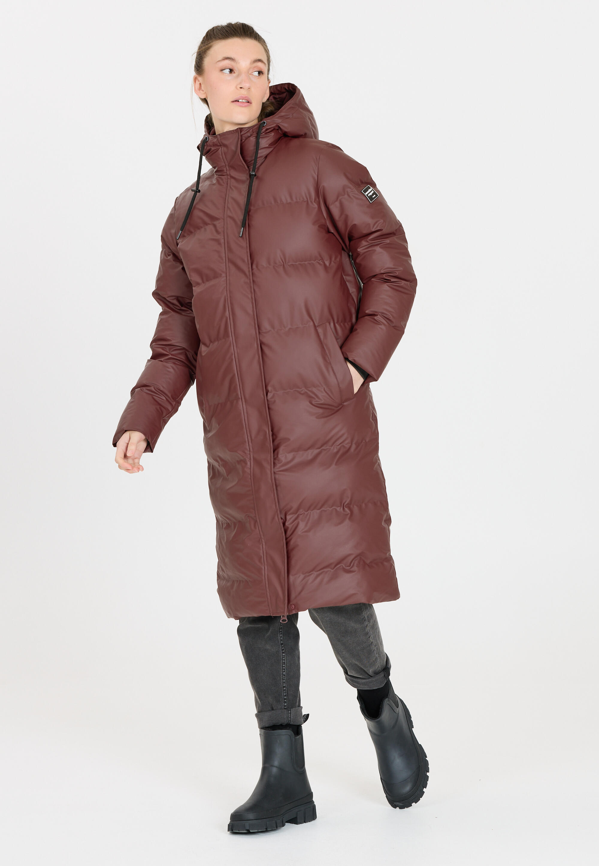 Daunenjacke  mit Kapuze, Damen Weather Report Audrey 3/5
