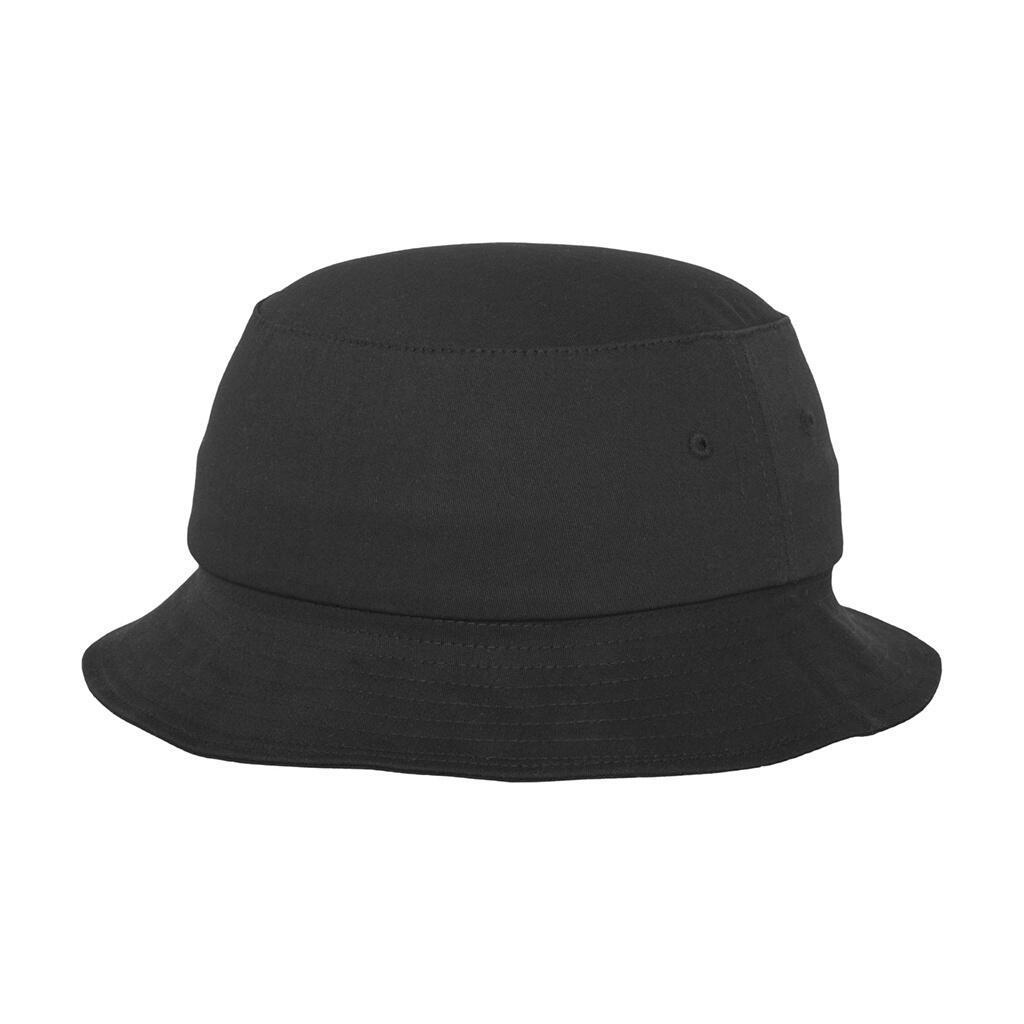Cotton Twill Bucket Hat (Black) 2/3