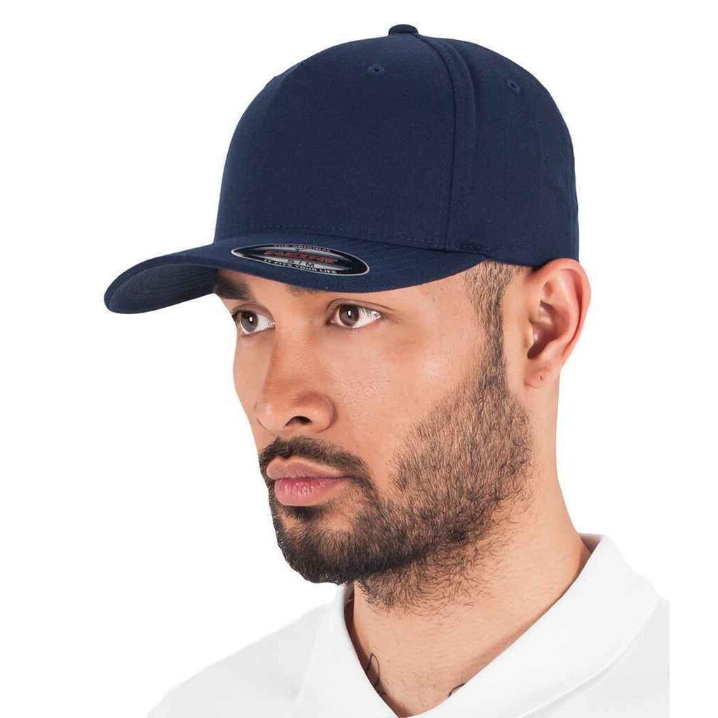 Unisex 5 Panel Cap (Navy) 3/3
