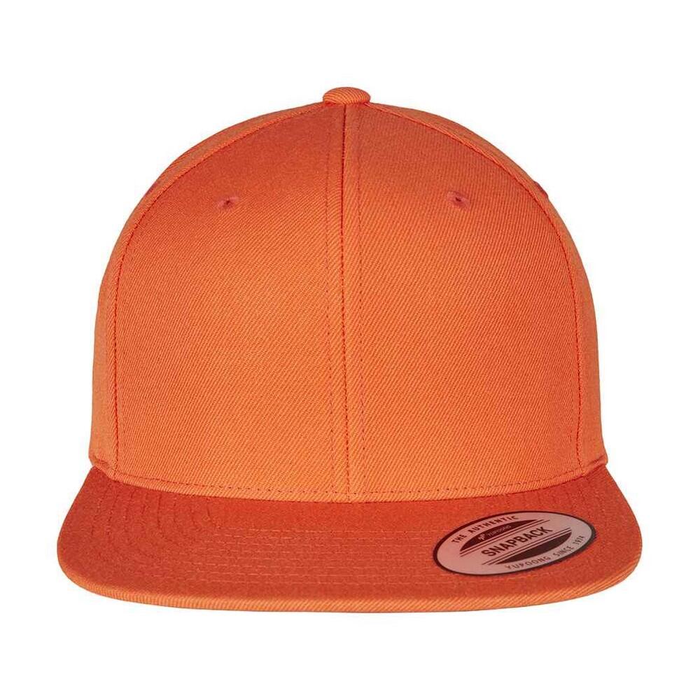 FLEXFIT Mesh Snapback Classic Baseball Cap (Orange)