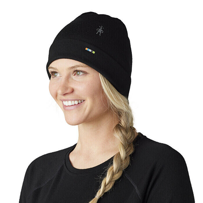 Smartwool Bonnet réversible Thermal Merino Everyday - Noir 2/2
