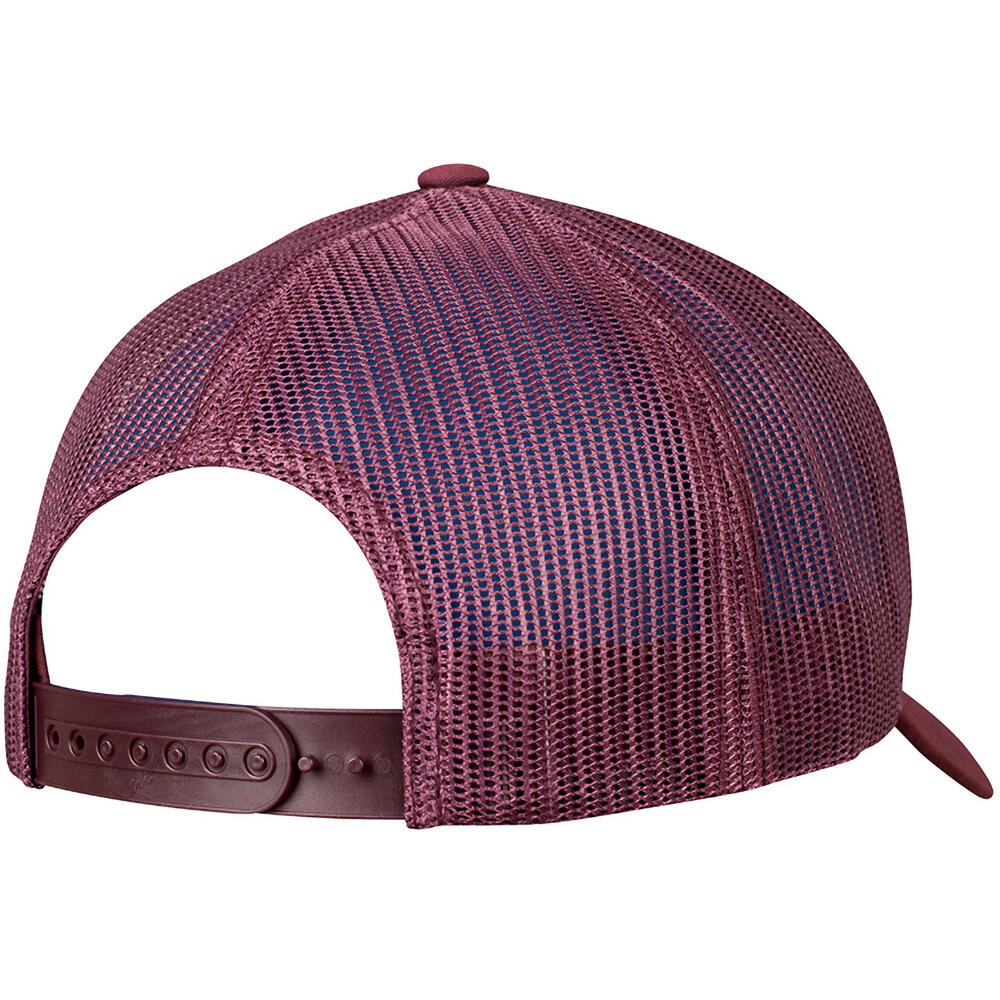 Unisex RetroTruckerkappe Damen und Herren Weinrot 2/2