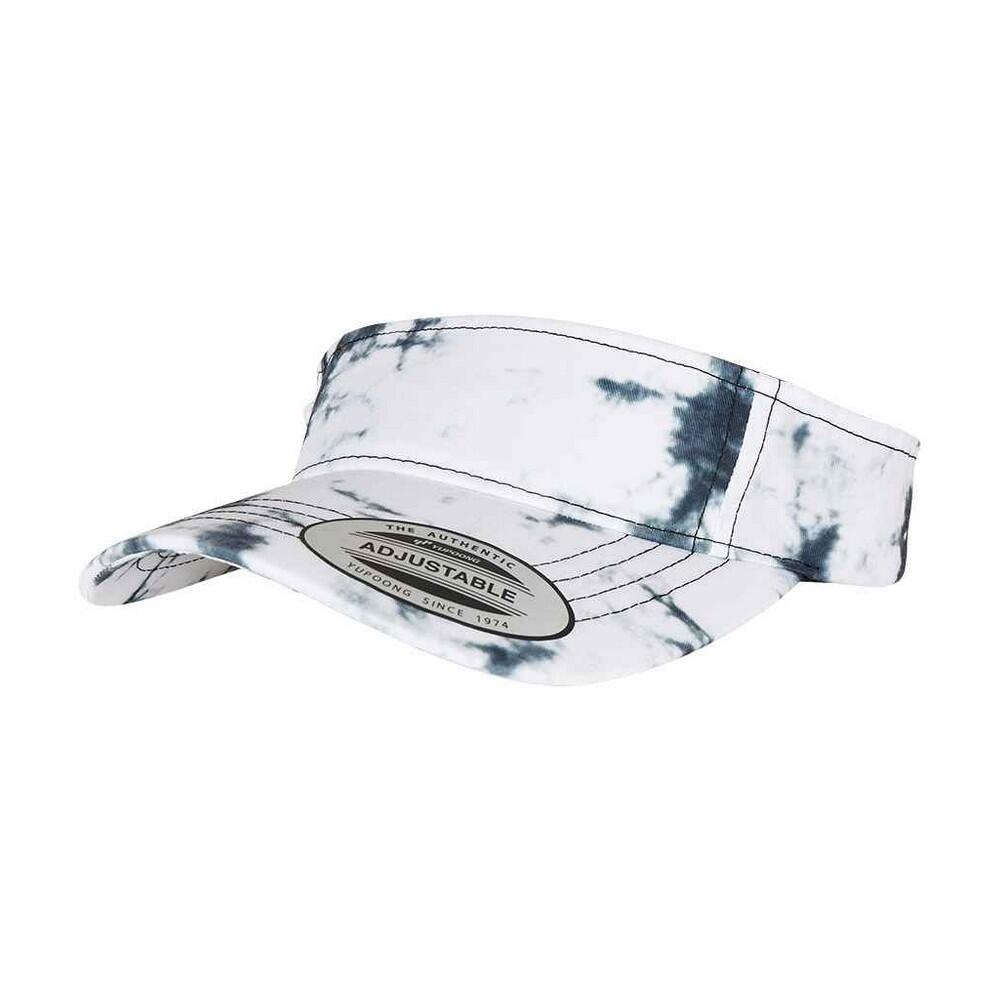 FLEXFIT Batik Dye Visor Cap (Black/White)