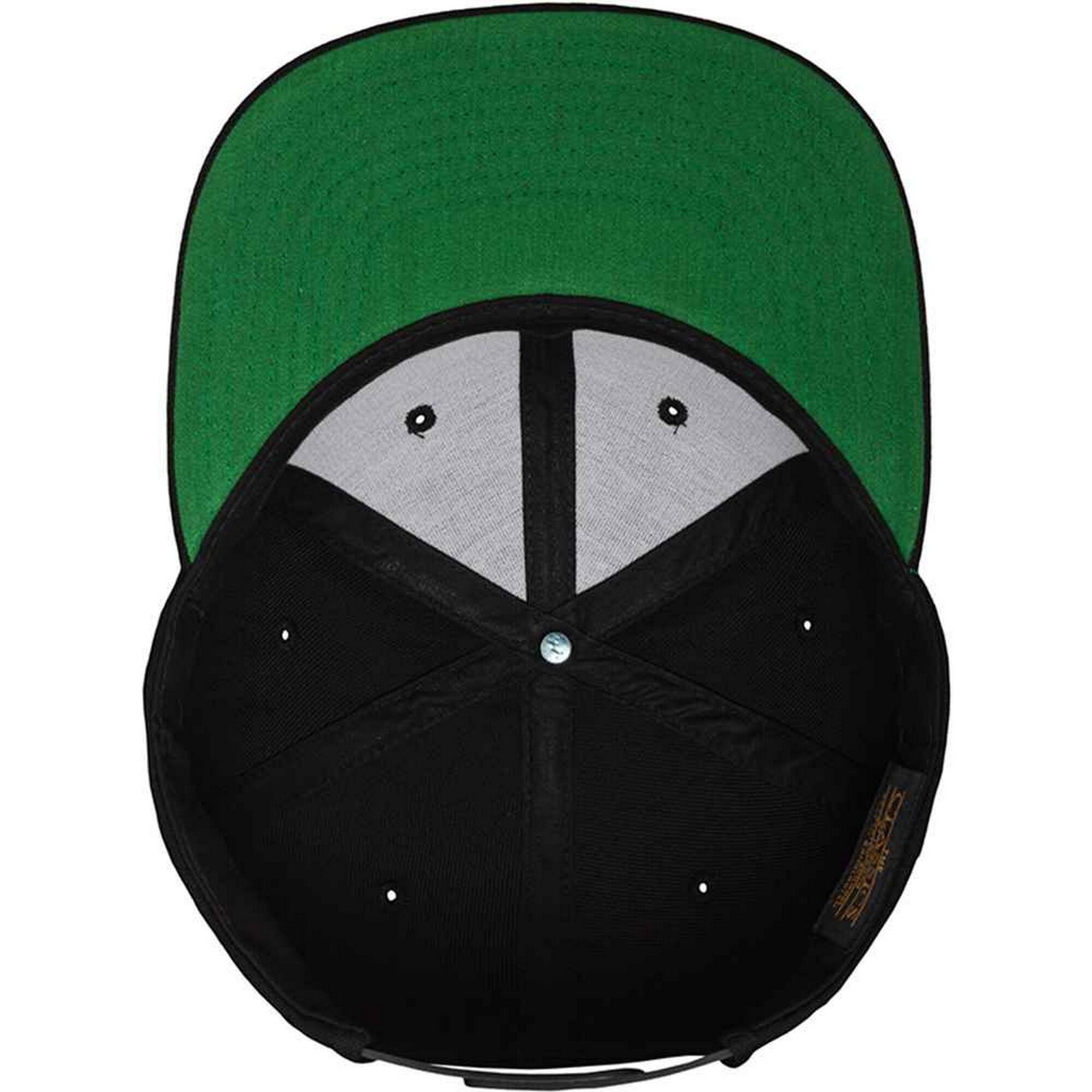 Mens Classic Snapback Cap (Black) 3/3