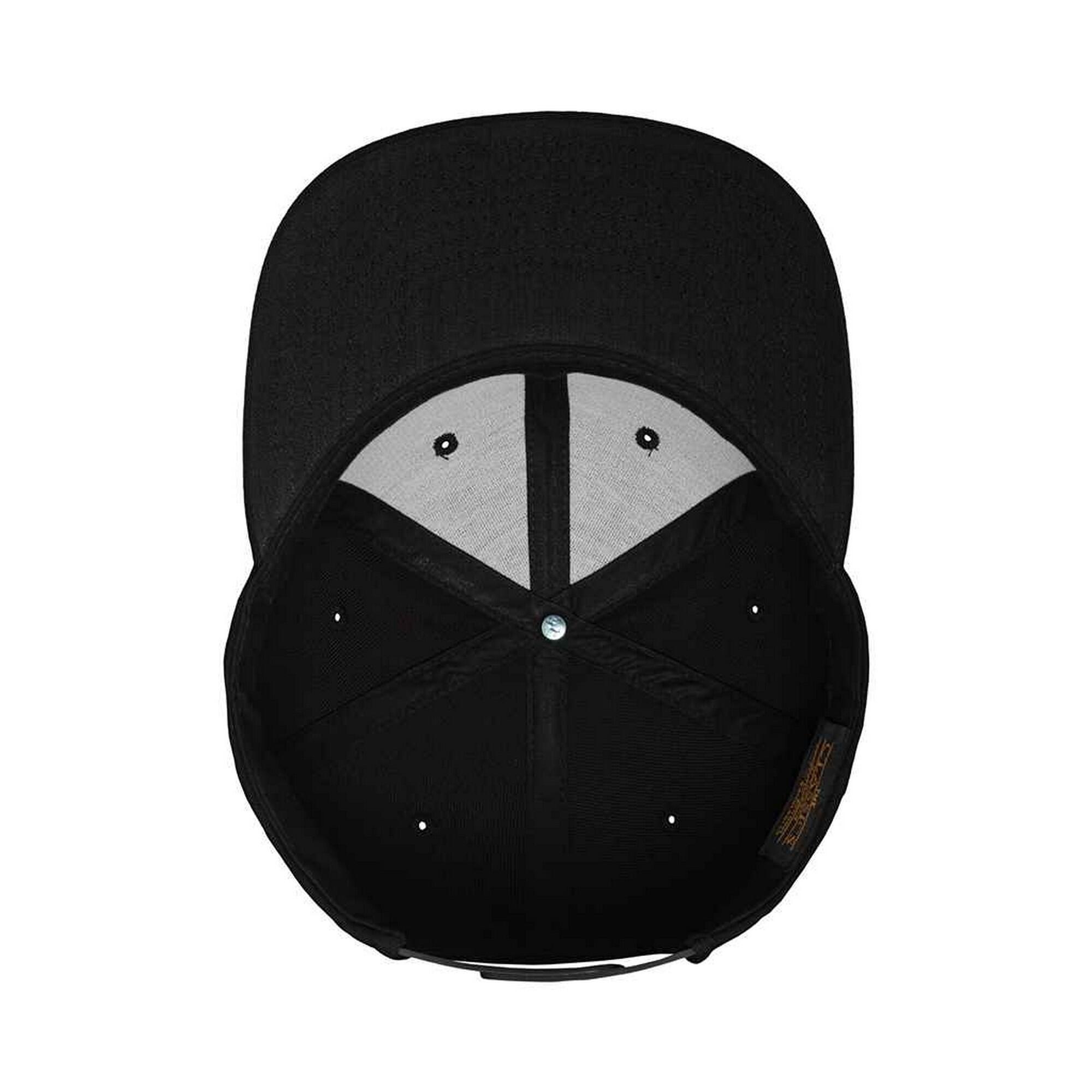 Mens Classic Snapback Cap (Black/Black) 3/3