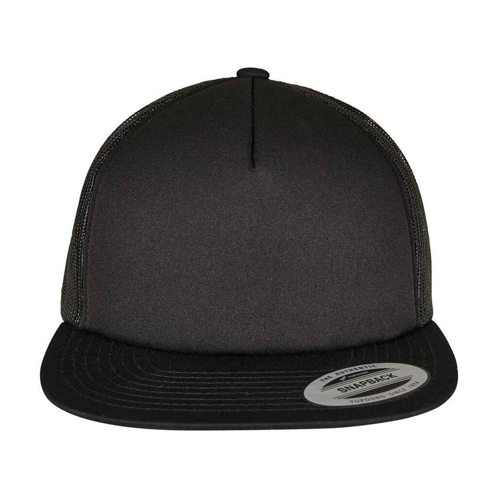 Trucker Cap Damen und Herren Schwarz 3/4