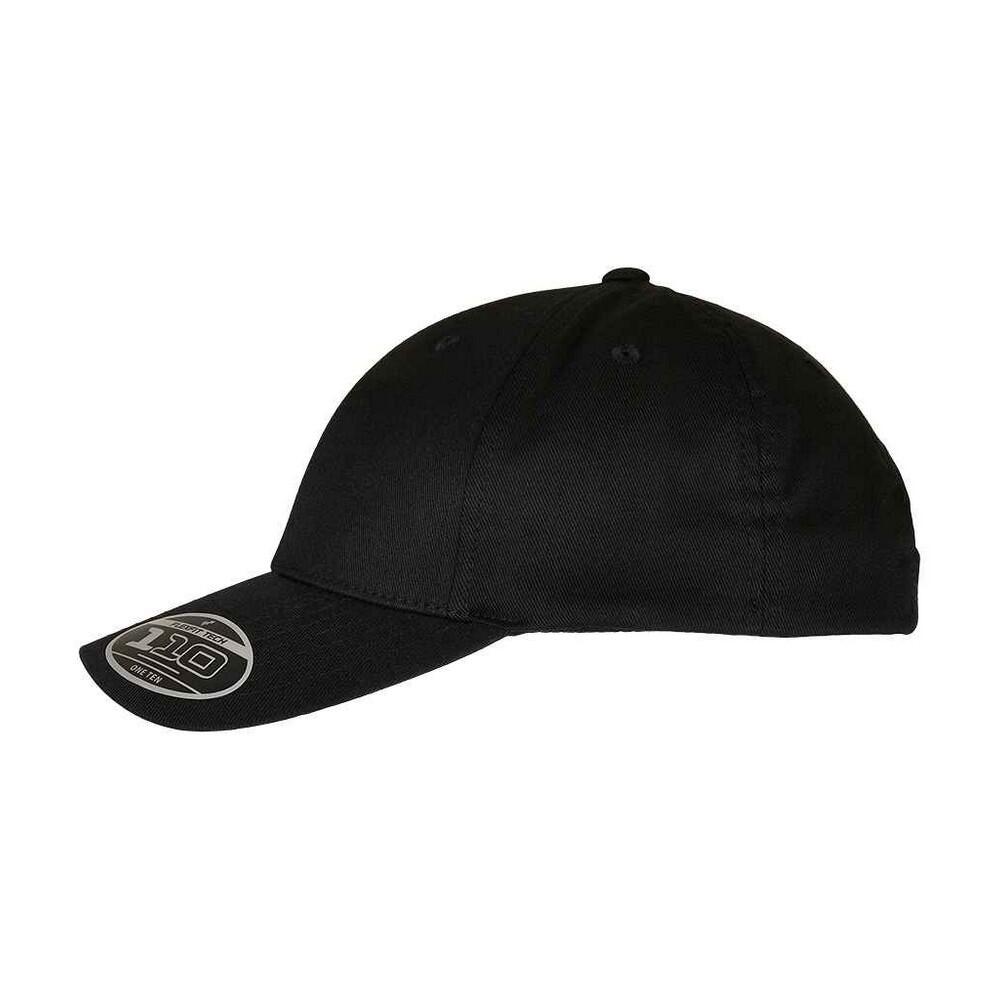 110 Curved Peak Cap (Black) 3/3
