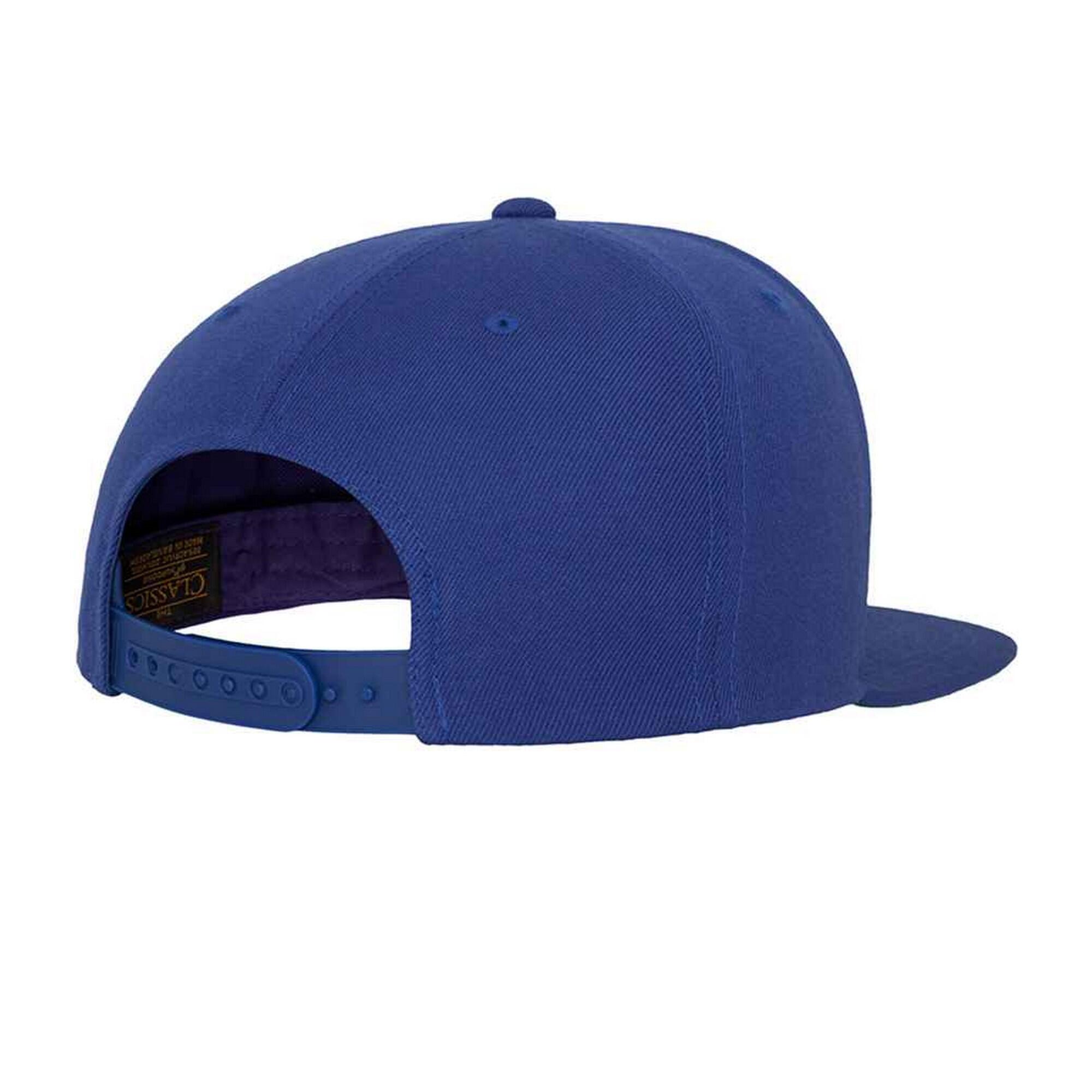 Mens Classic Snapback Cap (Royal Blue) 2/3