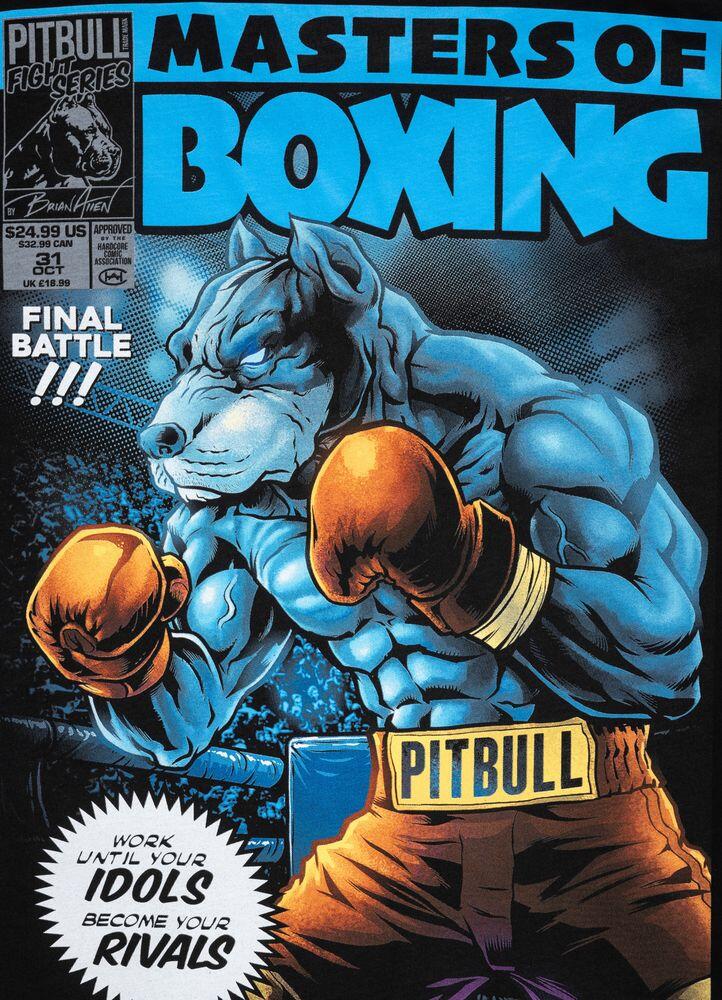 Herren T-Shirt Pitbull Master Of Boxing 5/6