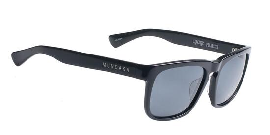 **Lunettes de soleil HECTOP noir, Polarisés GRIS - cat.3 - MUNDAKA**